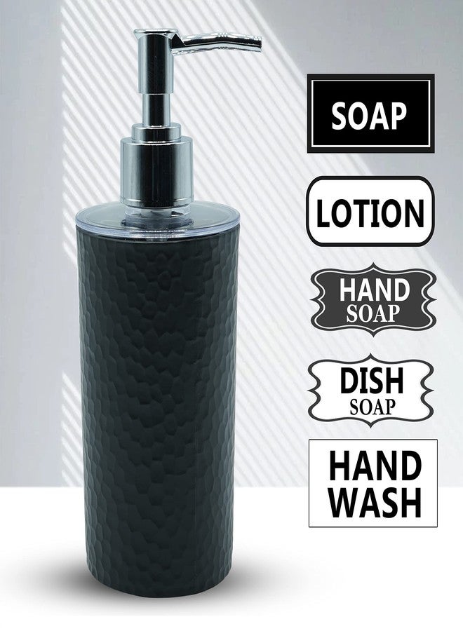 SHENRON Refillable Hand Soap Dispenser | Unbreakable Liquid Soap/Shampoo/Hand wash/Sanitizer/Lotion Dispenser Bottle for Kitchen, Wash-Basin and Bathroom (Color : Black, Set of 1, Plastic) - Image 5